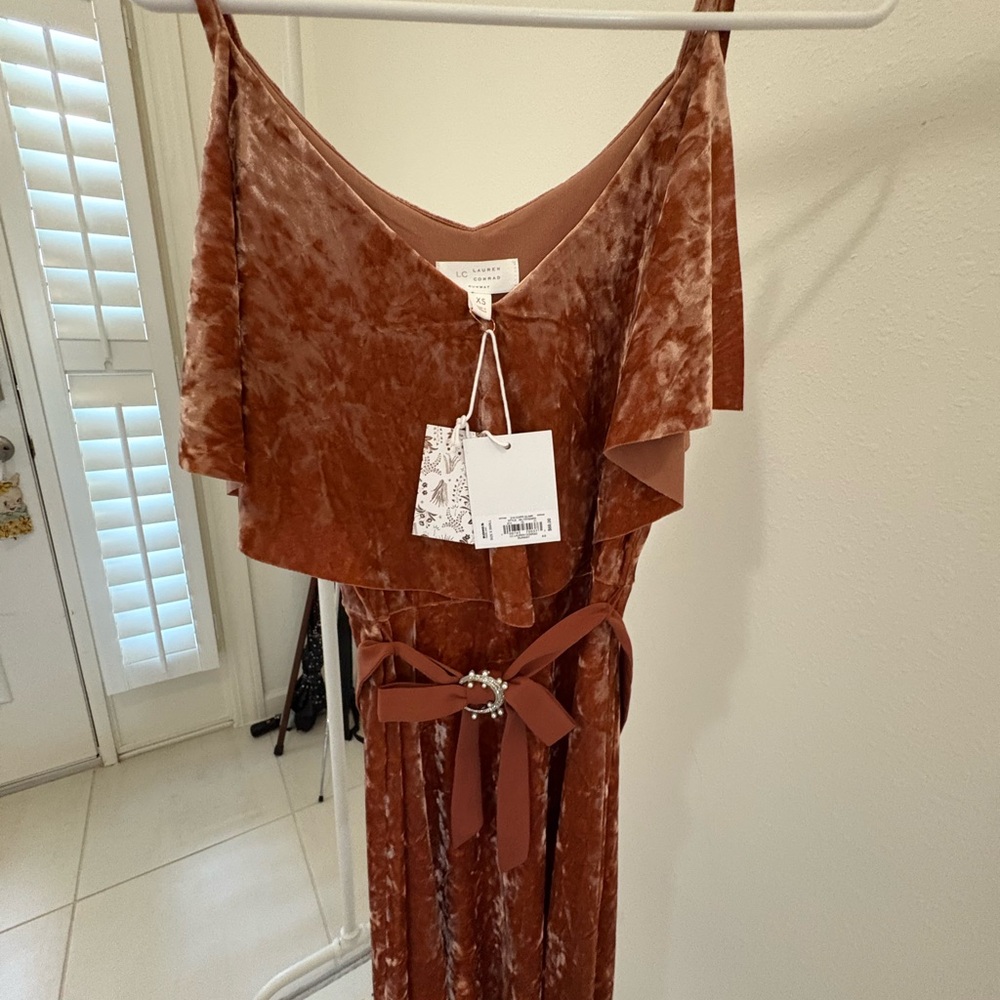 LC Lauren Conrad Velvet Dress
